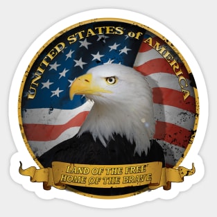 Proud American Sticker